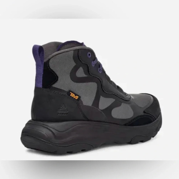 Teva W Geotrecca RP Black Grey Purple Women Outdoors Trail Shoes Sz 8.5 - Picture 3 of 12